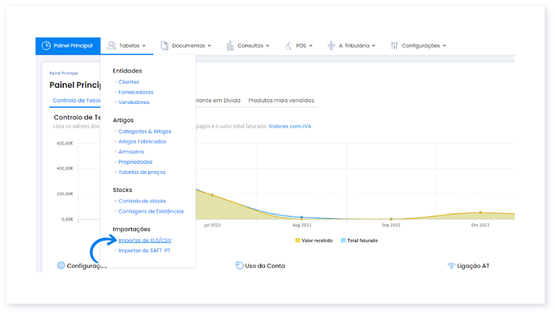 Importar artigos a partir de um ficheiro XLS, XLSX ou CSV 1